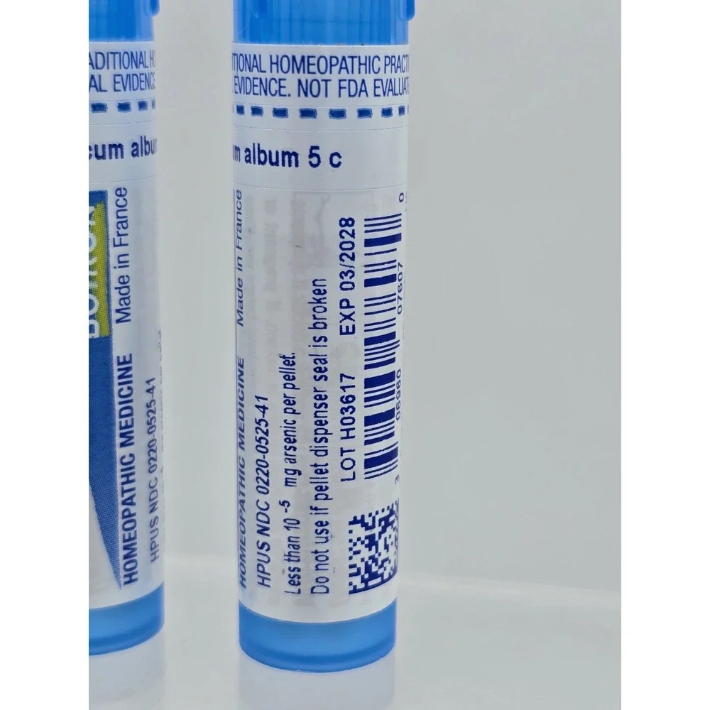 3 Lot Arsenicum Album 5 Homeopathic Medicine Food Poisoning - 240 Ct - EXP 03/28